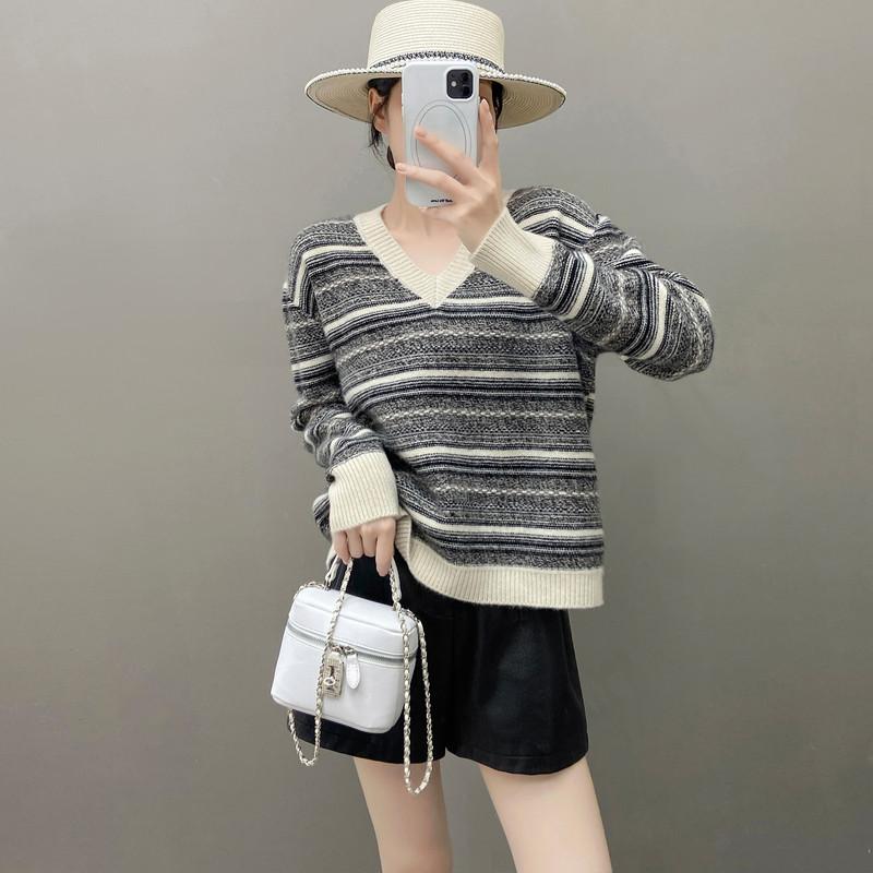 Qinghe 100% Pure Cashmere Women's Sweater - Ultra Soft Luxury Winter Pullover