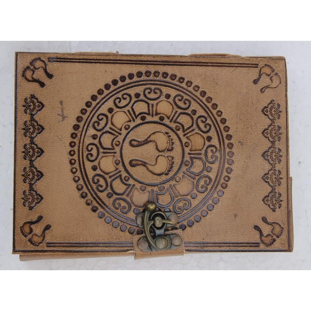 Leather Journal Notebook Travel Writing Diary Or Vintage Sketch Book Cotton Paper for Men & Women (7X5 Inch)