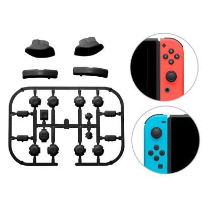 Juego Completo de Botones de Repuesto Botones de Tecla para Mando de Juego NS Switch Accesorio de Reparación Máquina de Juego Teclas de Botón Gmaepad