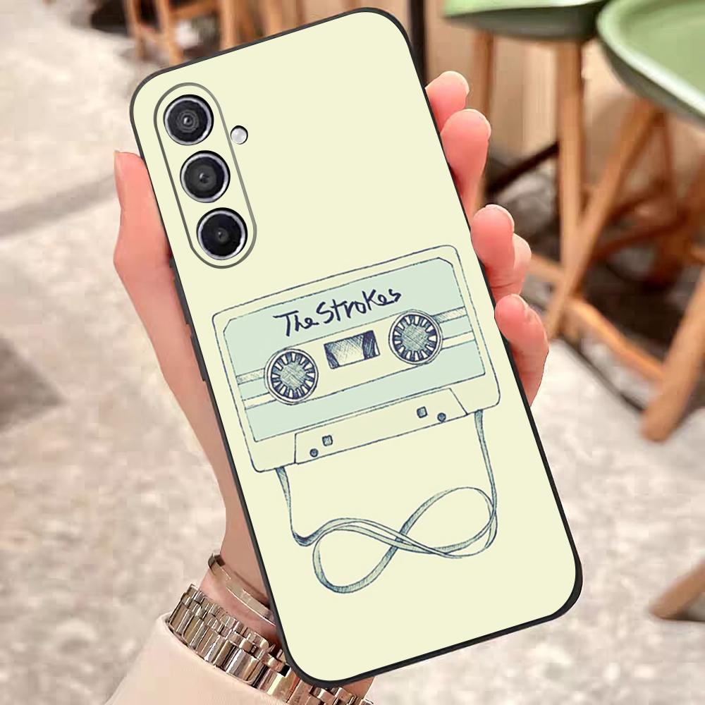 Band The Strokes Phone Case For Samsung S25 Edge 24 23 22 21 20 Ultra Plus Fe Galaxy A54 53 34 25 16 Silicon Cover