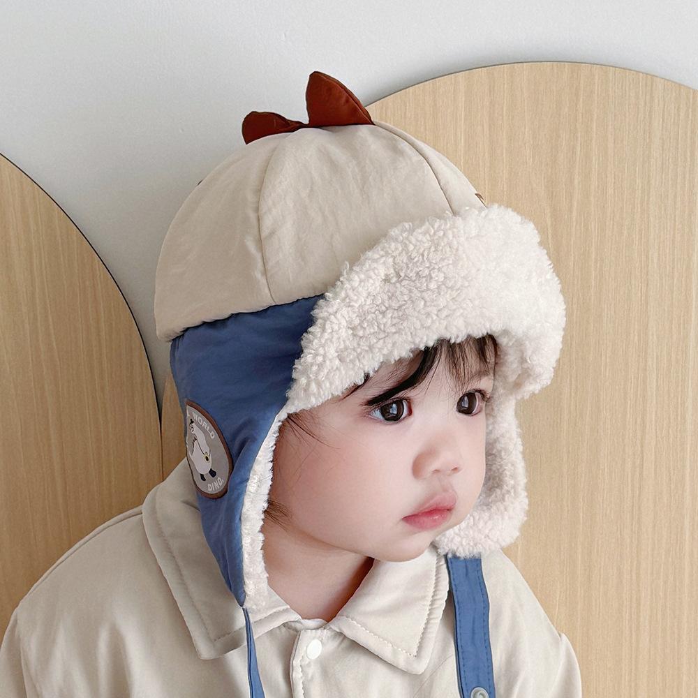 Winter Baby Gehörschutz Mütze Kinder Cartoon Pilotenmütze Koreanische Version Klassische Herbst Winter Junge Mädchen Baby Gehörschutz Mütze
