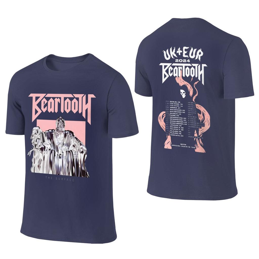 Summer Beartooth CONCERT 2024 Rock Metal Music T Shirts Accessories Men Women Pure Cotton Vintage T-shirt Short Sleeve Clothes