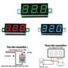 Micro 0.28 Inch Digital Voltmeter Three Wire DC Voltage Tester with LED Display Panel Meter