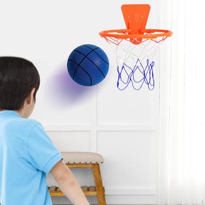 Çemberli Sessiz Basketbol Çocuk Oyuncakları Top Çeşitli İç Mekan Aktiviteleri için Parti Hediyeleri