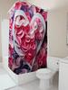 3D Heart and Petals Shower Curtain | Romantic and Modern Bathroom Decor