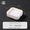 Melamine Dual-Compartment Dipping & Sauce Dish - Imitation Porcelain Tableware for Hot Pot & Barbecue