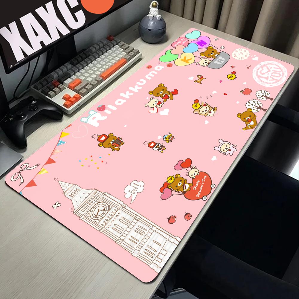 Large Mouse Pad Xxl Rilakkumaes Mousepad Gamer Office Accessories Pc Cabinet Games Desk Mat Computer Desks Keyboard Gaming Mats