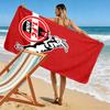 Asciugamano da Spiaggia con Stampa FC KÖLN, Asciugamano Grande Morbido Asciugatura Rapida per Spiaggia Campeggio Nuoto