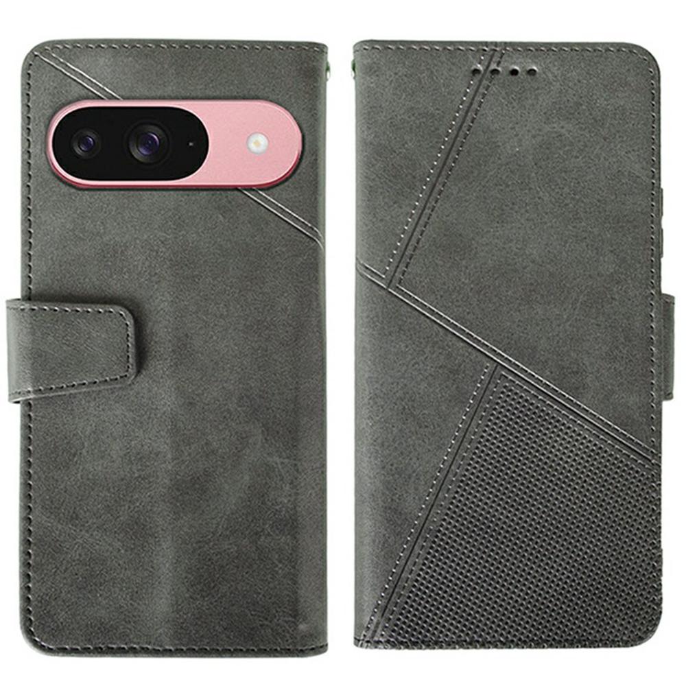 

IDEWEI For Google Pixel 9/9 Pro Wallet Phone Case Calf Texture Stand Leather Cover C