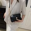 Summer 2024 Fashionable Chain Shoulder Bag With Lock Buckle Small Square Bag
