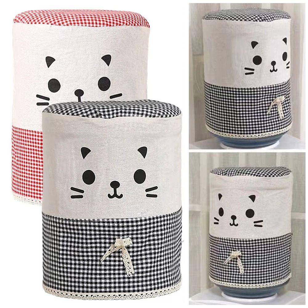 1Pcs Reusable Water Dispenser Cover Cat Pattern Barrel Dust Cover New Bucket Sleeve