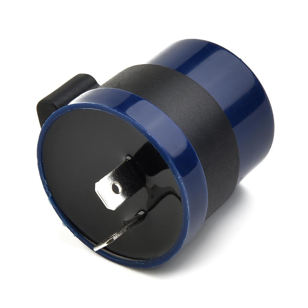 6V bis 12V 2-poliges Motorrad-Blinkerrelais, Blinker, Piepser, Universal-Moto-Blinkrelais, Blinker, LED-Anzeige, Blinker