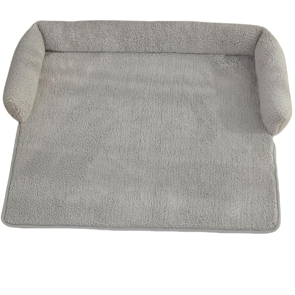 Pet Sofa Cushion with Pillow U-shaped Pillow for Winter Warm Pet Bed for Multiple Scenes