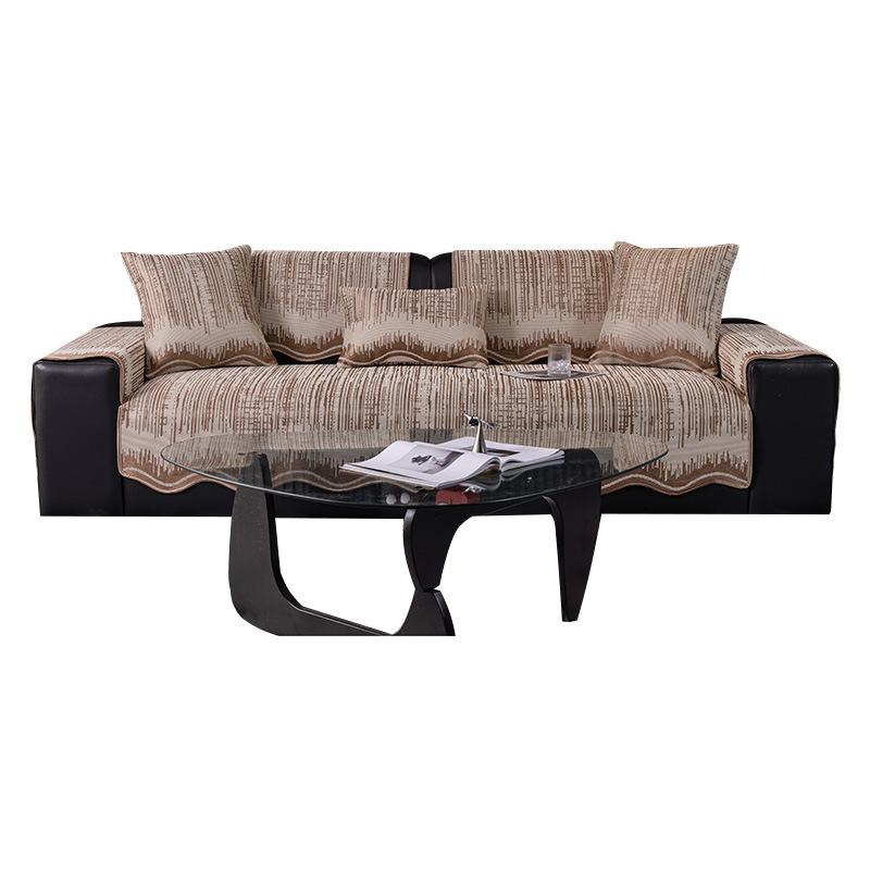 Irregular Ice Silk Sofa Cushion In Summer, Universal In All Seasons, Cool In Summer, Straight Row Non-Slip Sofa Cover Cool Cushion