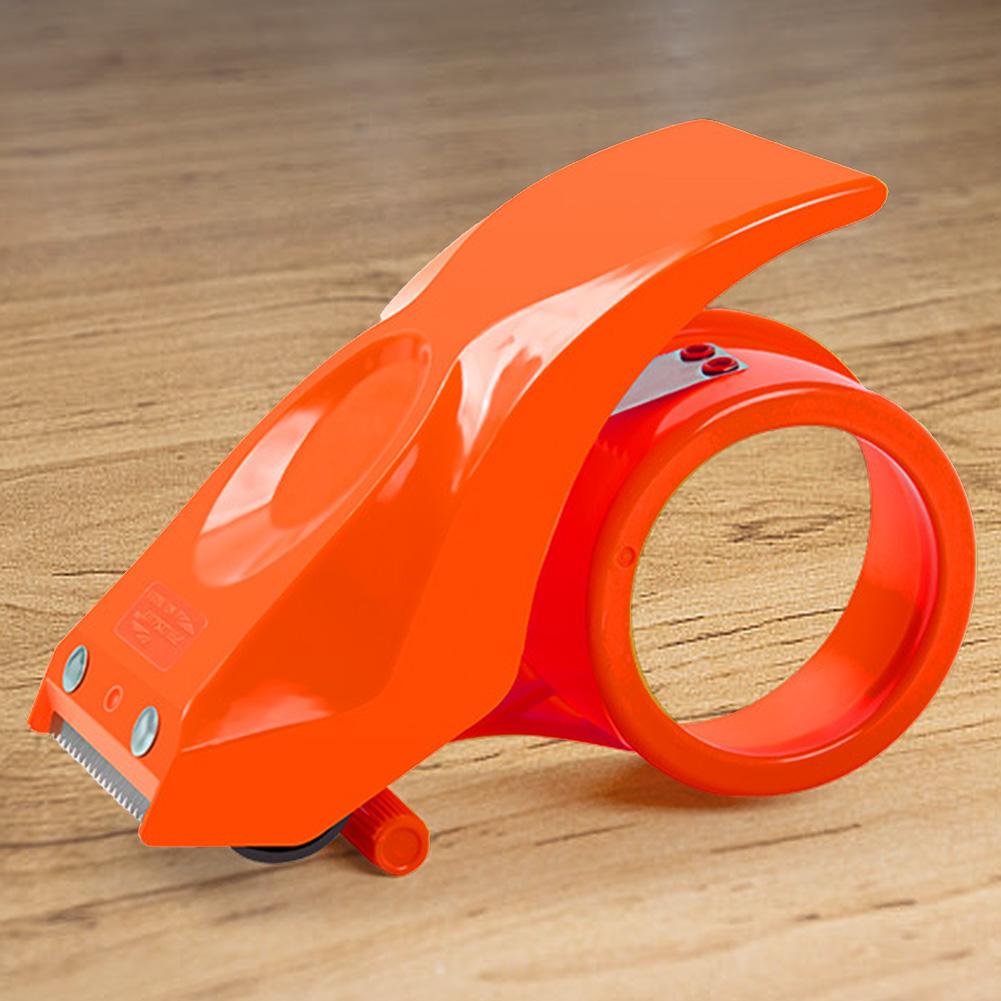 Plastic Sealing Packer Tape Dispenser Reusable Sealing Packaging Parcel Plastic Roller Replaceable for Office & Commercial Use