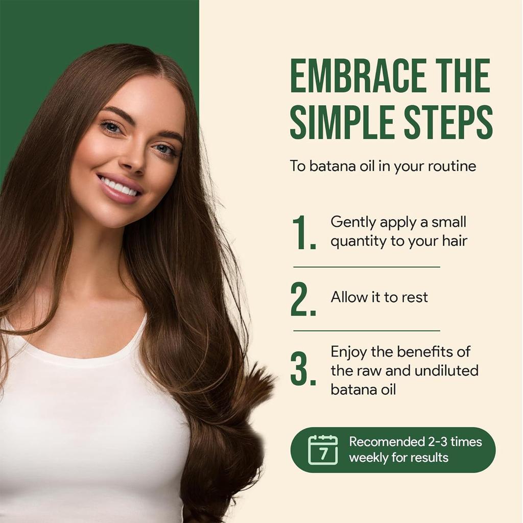 Batana For Hair Growth Oil,hair Growth Oil,hair Oil,Stimulates Hair Growth, Batana Moisturizes And Repairs Dryness, 60ml