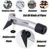 Bike Pipe Cutter Tubing Cutter Bicycle Front Fork Handlebar Seatpost Tube Cutter with A Spare Blade for Cutting Copper