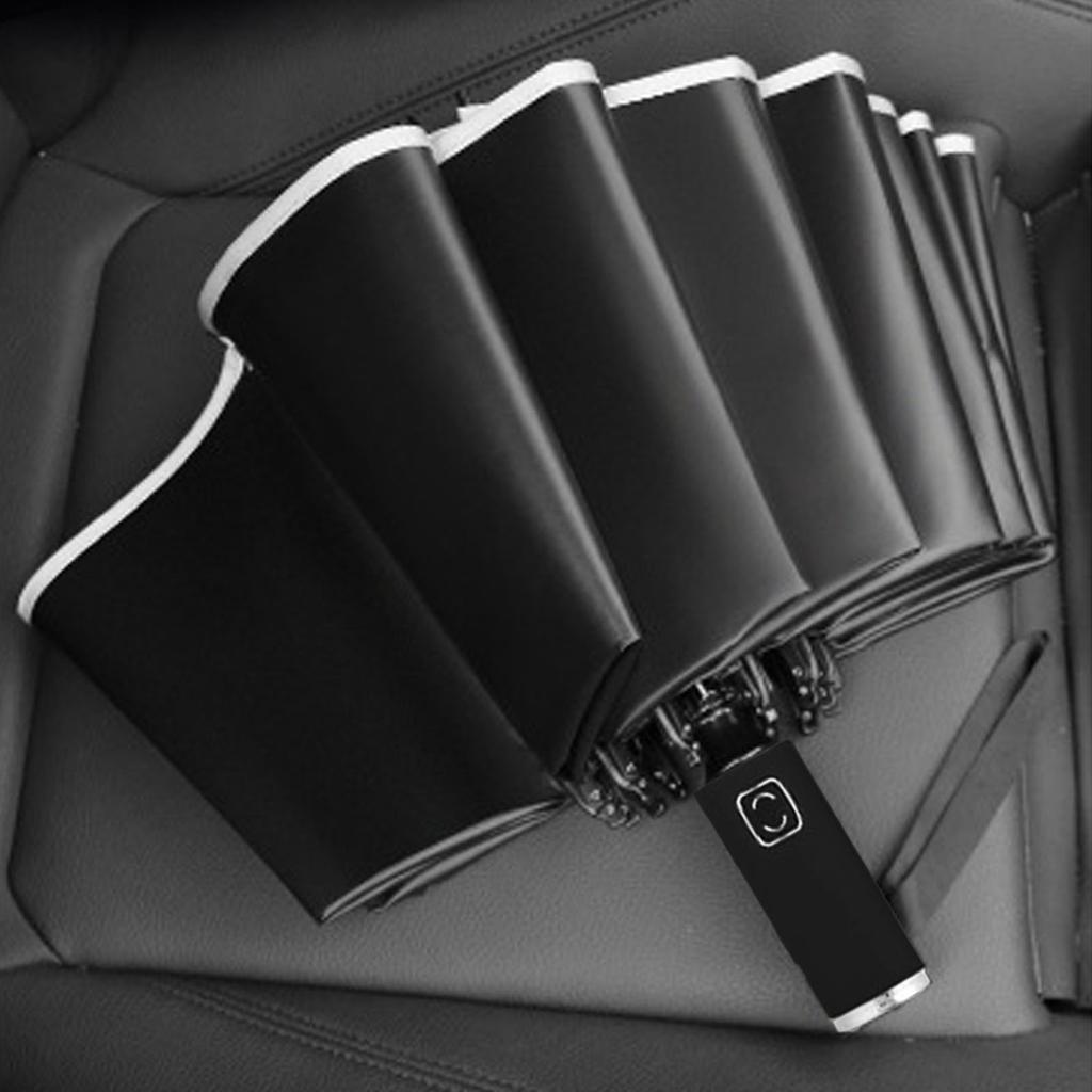 Faltbarer Regenschirm Reflektierender Streifen Invertiert UV-Schutz Automatischer Regenschirm für sonnige und regnerische Tage