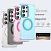 Magsafe Matte Case For Samsung Galaxy S25 S24 Ultra Plus S25 Edge S24 FE Case Magnetic Wireless Charging Shockproof Back Cover