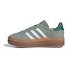 adidas Scarpe da Ginnastica Donna Gazelle Bold Argento Verde Gomma Donna Cloud-White Verde Collegiate ID6998
