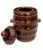 Stoneware Barrel With A Collar 3.2L Airtight Pot For Pickling