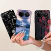 Casing For Huawei Nova 15 Pro Cover Silicone Luxury Fashion Flowers Kawaii Cute Painted Shockproof Case For Huawei KLE-AL00U