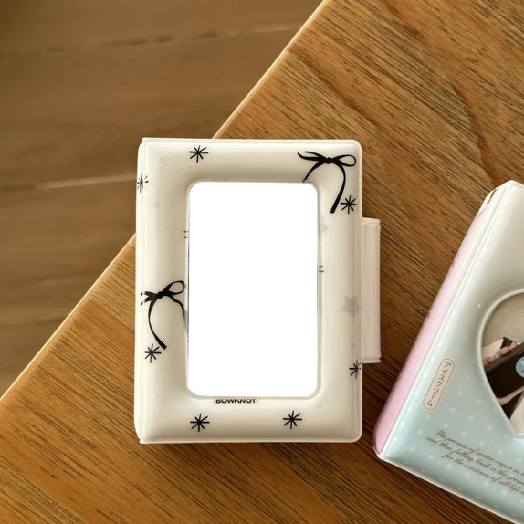 Elegant 3Inch Photo Album Cartoon Pattern Design with 32 Pocket Mini Idol Photo Card Binder for Travel and Everyday Use