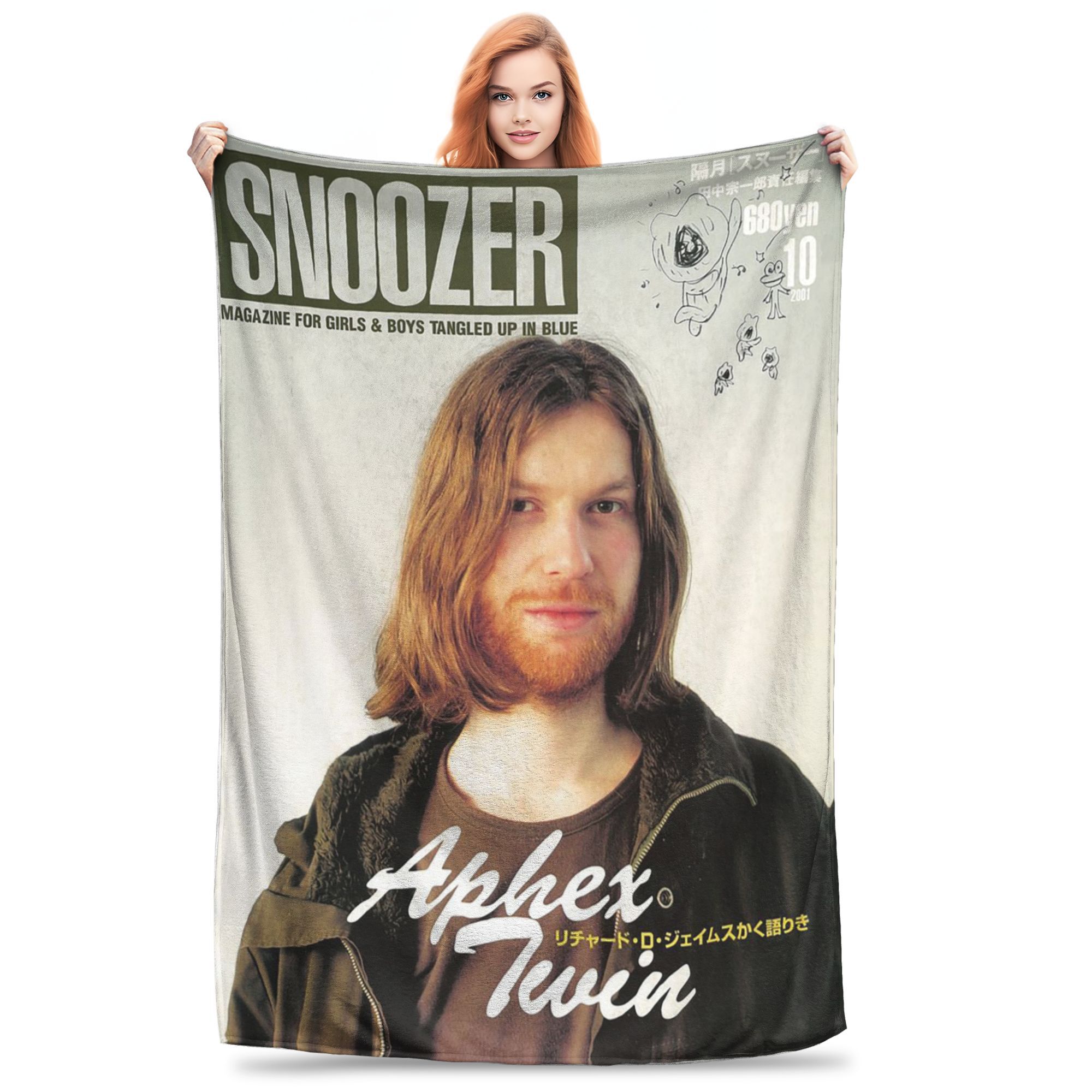 

Aphex Twin Richard D James Music Blankets Warm Fleece Sofa Throw Blanket for Home Bedroom Travel Throws Bedspread Quilt 80x120cm