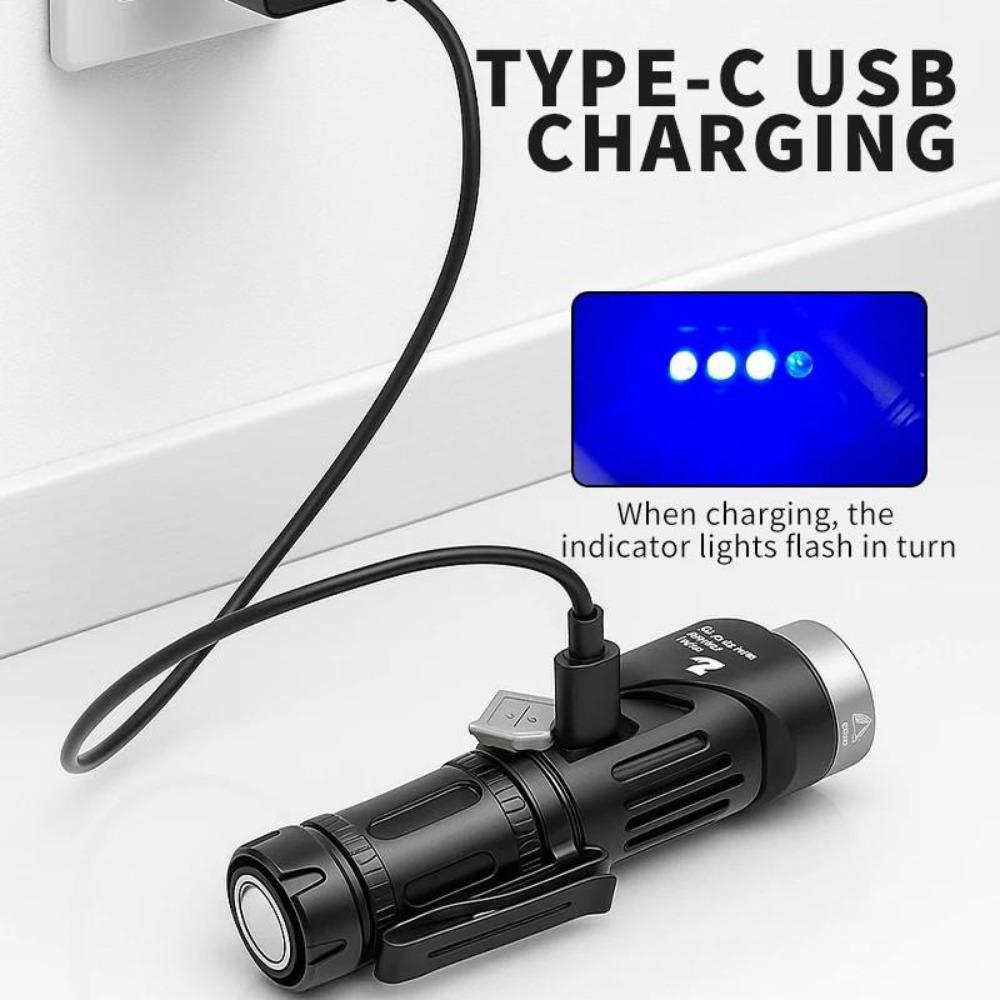 10000LM 2-in-1 LED Flashlight 90°Twist swivel Headlamp Super Bright Camping Lamp Outdoor Working Hiking Emergency Headlight Magnet Torch