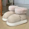 Fashion Litfun Plush Lining Women's Snow Boots Thick Bottom Non-slip Ankle Boot Winter New Cozy Boots Fuzzy Warm Cotton Boots For Women