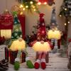 Christmas Glowing Gnome Faceless Doll With Lights Series Xmas Atmosphere Festival Home Decoration New Year Rooms Ornaments Gifts