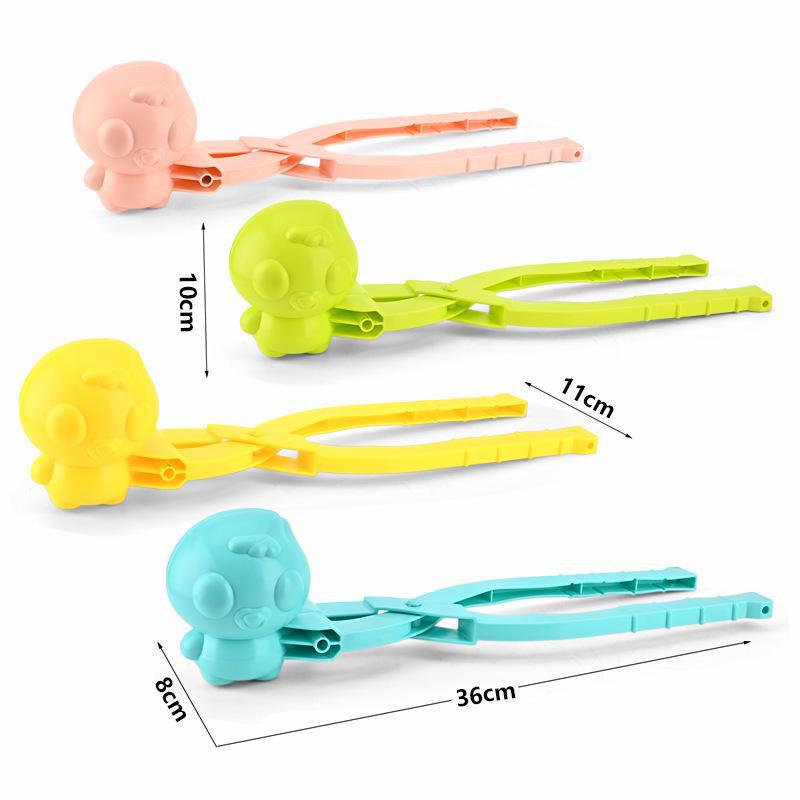 Clip de luptă cu bulgări de zăpadă de iarnă pentru copii - jucărie în aer liber pentru lupte cu bulgări de zăpadă