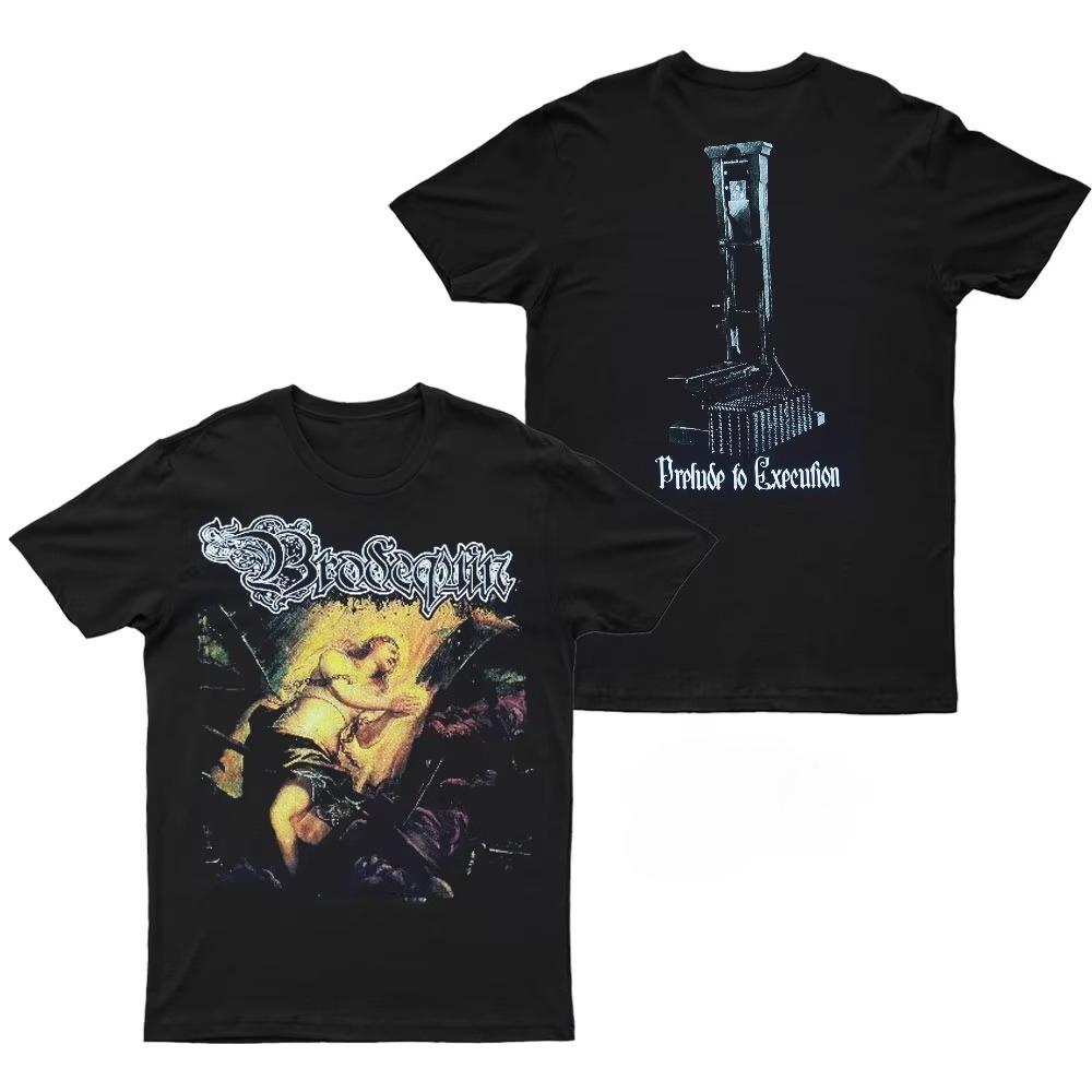 

2025 Новый БРОДЕКИН - Прелюдия к казни Принтованная Модная Мужская и Женская Футболка из Чистого Хлопка Осень и зима нижнее белье 4XL