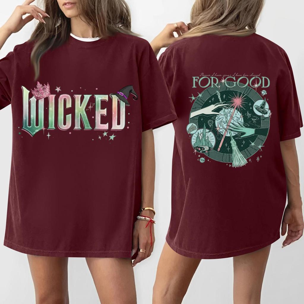 Women's Casual Fashion Round Neck Printed Short Sleeve T-Shirt Top