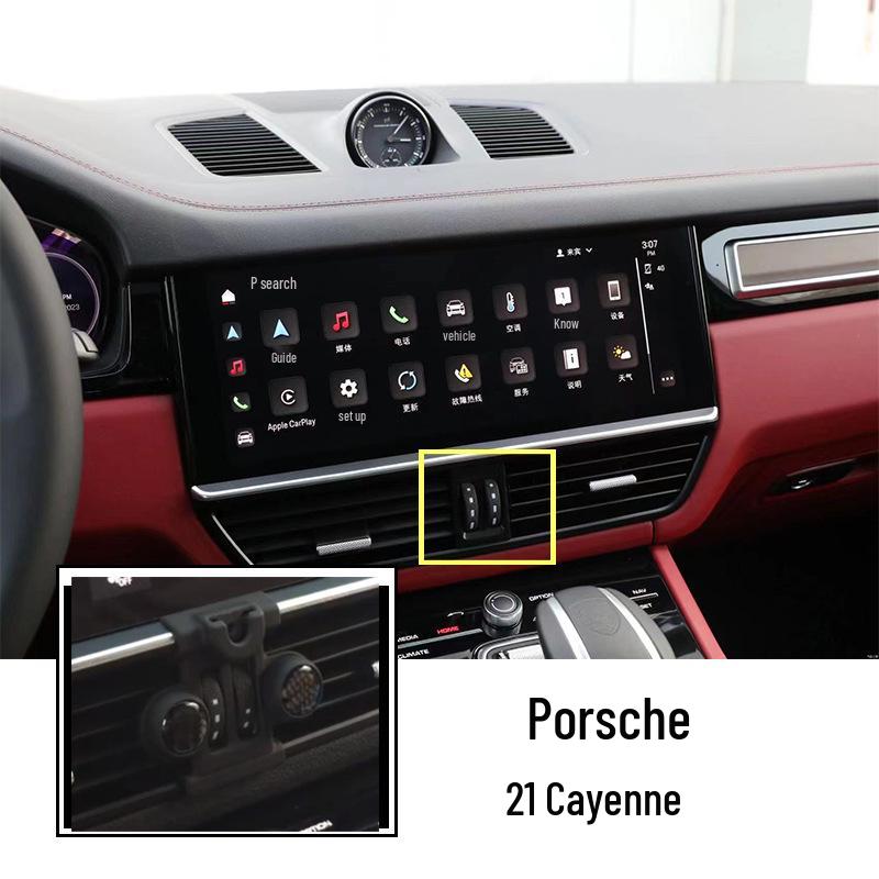Držák telefonu do mřížky ventilace Porsche Cayenne - Vlastní navigační držák