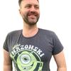 Monsters Inc Unisex Adult Comedy Show Mike Wazowski Marl T-Shirt