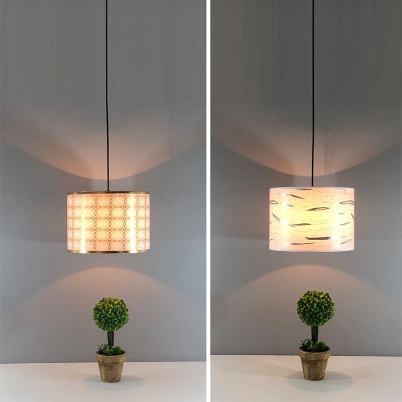 Living Room Lamp Shade BedroomFabric Lampshade Floor Lamp Chandelier E27 Tabletop Desktop Light Shade