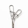 2Pcs Fishing Wire Leader Fishing Line Heavy Duty Leaders Wire Leader Line with Swivels & Snap Wire 30cm/35cm