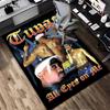 Tupac Performance Living Room Non-Slip Area Rug Soft Carpet for Bedroom Game Playroom Sofa Office Home Decor Doormat Christmas Gift C9211171