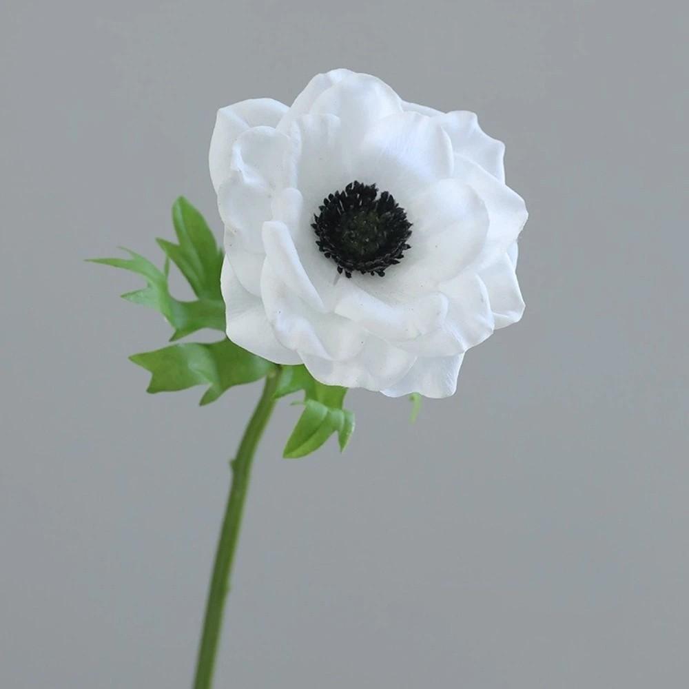 Real Touch Artificial Anemone Handmade Plastic Simulation Flowers Realistic Lifelike Fake Flower Plants Wedding Party Decor
