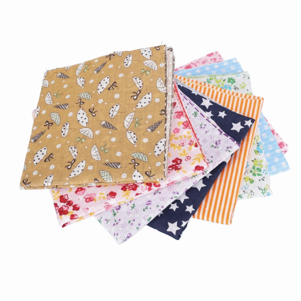 56pcs Household Handcraft Precut Fabric Bundles Quilting Fabric Squares For Handmade Cloth