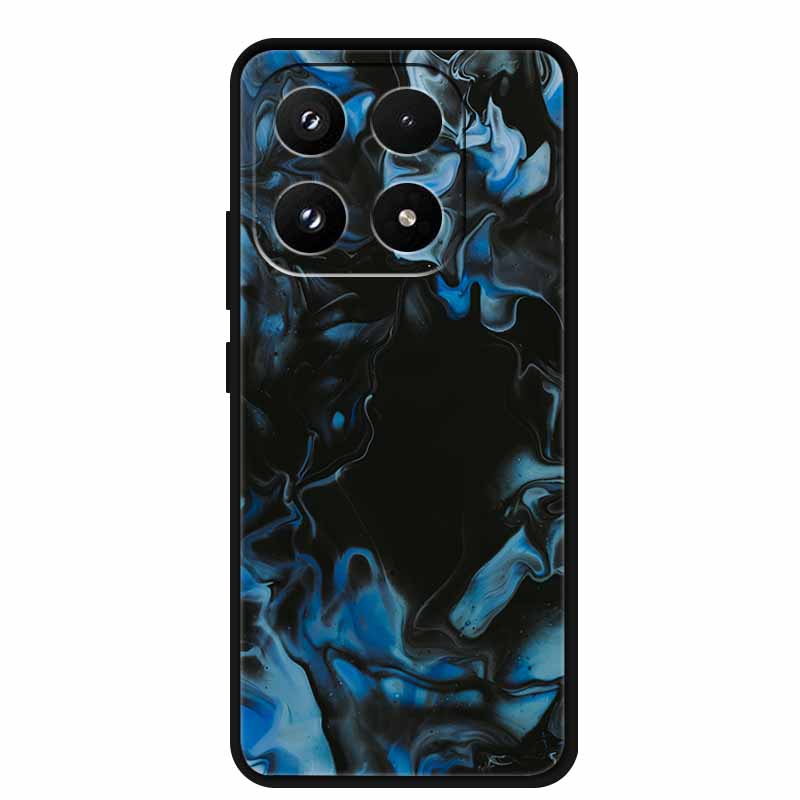 

For Xiaomi 17 Case Gradient Marble Pattern Black TPU Silicone Back Cover Cases For Xiaomi17 Bumper Colorful Mi 17 5G Phone Funda Xiaomi 17 5G