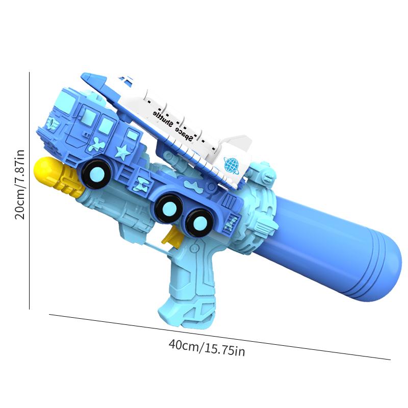 Space Plane Water Gun Spray Manual Pull Water Festival Summer Must-have Large Capacity Play Water Toy Water Fight Beach