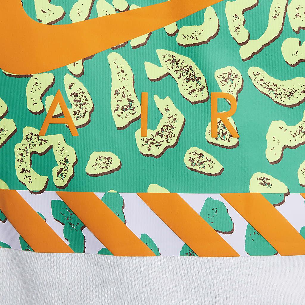 Nike Sportswear Graphic Print Crew Neck T-Shirt Men Tops White FB9815-100