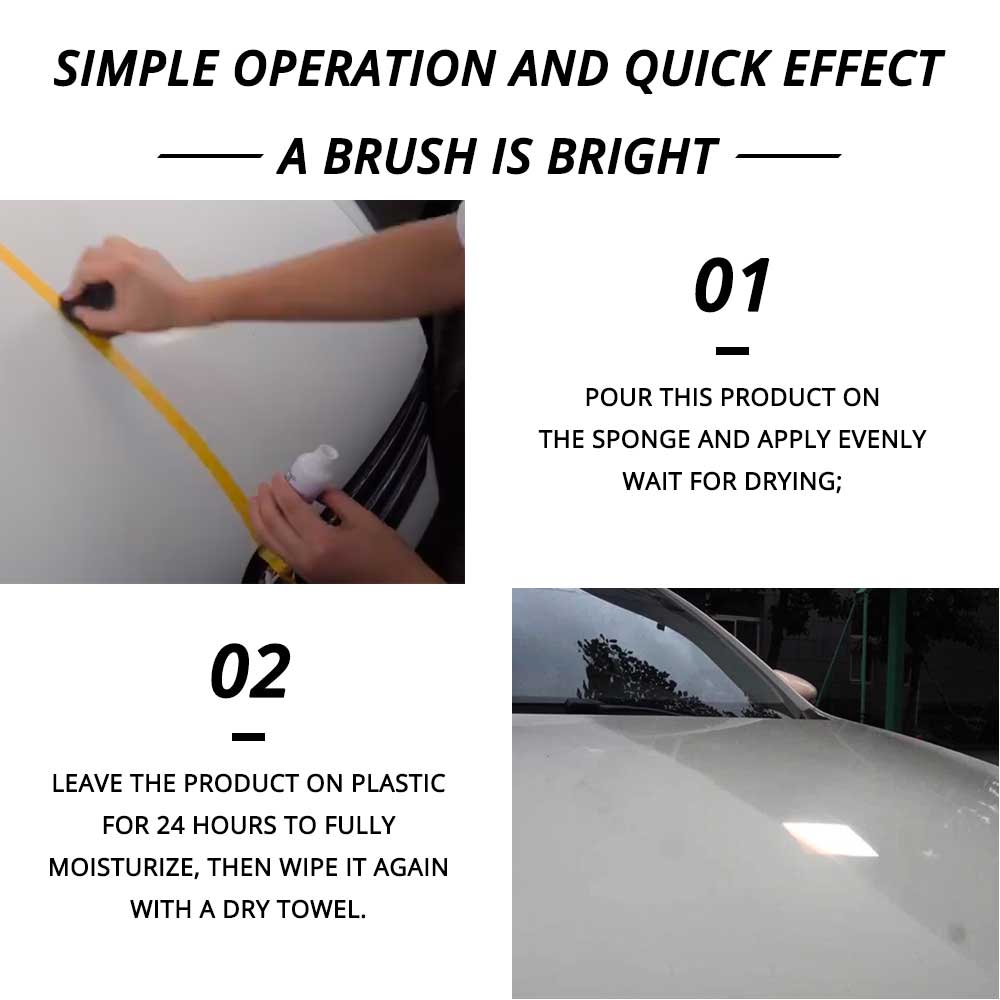HVIERO-30 Car Paint Mirror Restorer Automobile Paint Care Mirror Surface Reducing Agent Scratch Repair Car Wash
