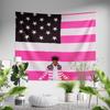 Aertemisi Rosa Band Lil Uzi Vert Wandteppich Wandbehang Kunst für Schlafzimmer Wohnzimmer Dekoration Studentenwohnheim Party Hintergrund Zuhause