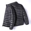 Herren Leichte und Warme Daunenjacke mit Stehkragen für Herbst und Winter, Fashiona