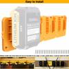 RIS-DW-1 12Pcs For Dewalt 20V/60V DCB200 Battery Holder Wall Storage Mounts Battery Rack