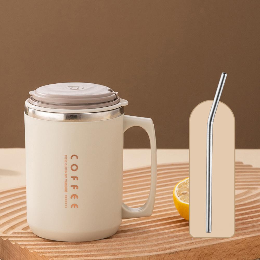 1PC Stainless Steel Coffee Cup Stand, Portable Cup, High Appearance Level, Anti-Scald Mug, Drinking Cup