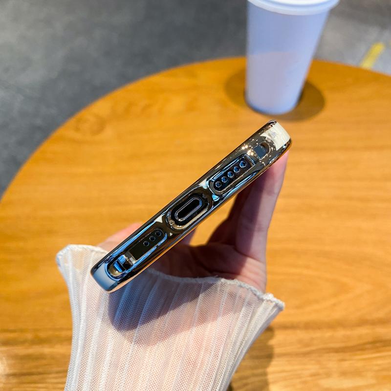 Luxury Soft Plating Electroplated Phone Case For Iphone 14 13 12 11 Pro Max Xr Xs Max X 13pro 11 14 Plus Shockproof Bumper Cover